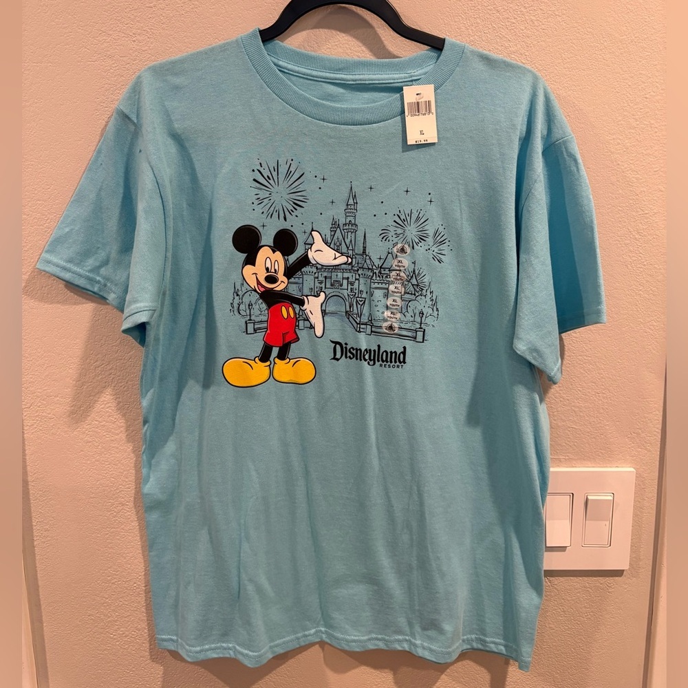 Disneyland Parks Resort Mickey Mouse Short Sleeve T-shirt Kids Size XL NWT